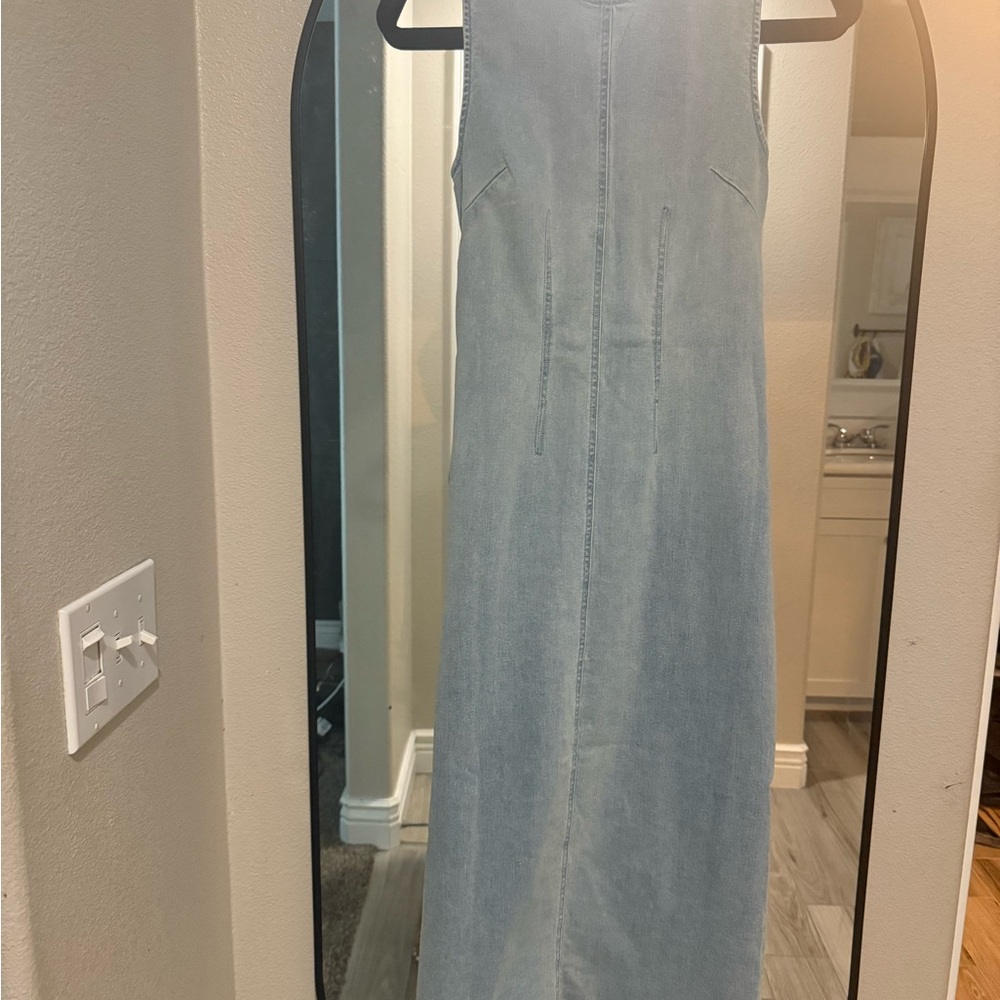 Free people Midi denim dress